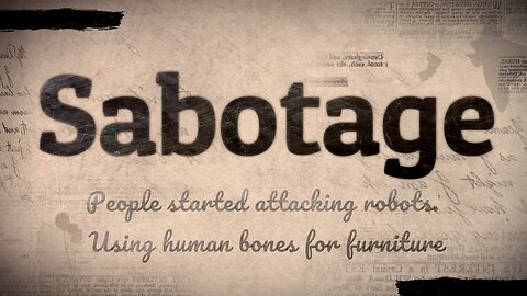 People started attacking robots & self-driving cars. Using human bones for furniture