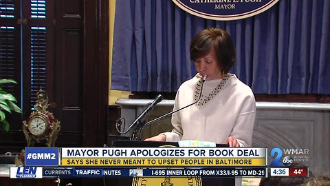 Mayor Pugh apologizes over book deal controversy