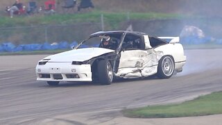 Drifting my Wrecked 240sx