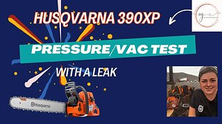 Husqvarna 390XP pressure test
