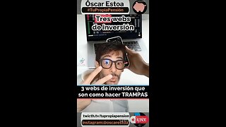 3 #páginasweb de #inversión que son como hacer trampas