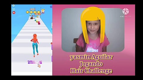 HAIR CHALLENGE GAMEPLAY - YASMIN AGUILAR - CORRIDA DO CABELO COLORIDO