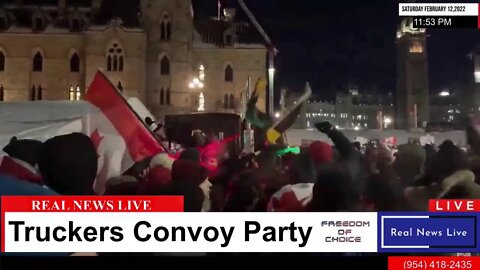 Ottawa Truckers Convoy Protest Party and News