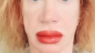 COMEDIAN KATHY GRIFFIN GETS HER LIPS TATTOOED, MEDIA GOES NUTS!