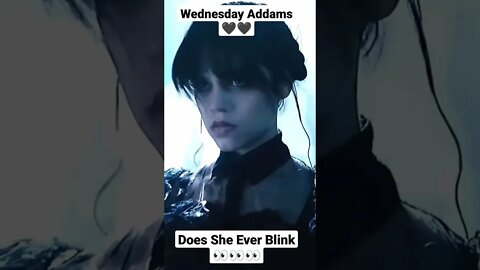 Wednesday Addams Never Blinks 👀👀 #wednesday