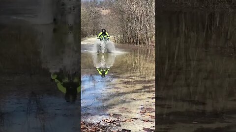 Honda Africa Twin Adventure Sports takes a bath