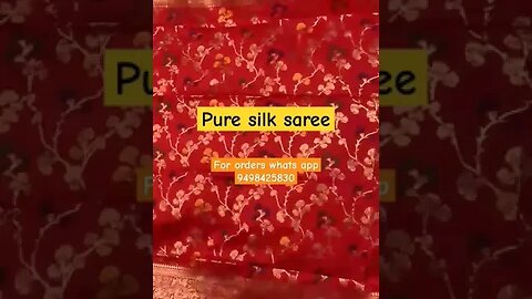 pure silk saree #puresoftsilksarees #puresilk