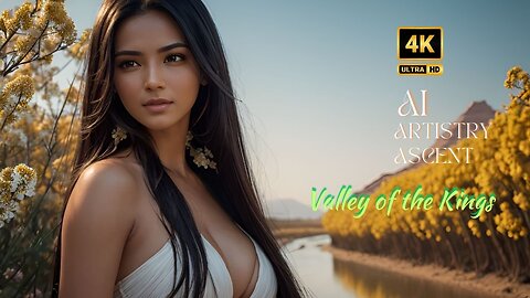 4K AI Artistry Lookbook l Valley of the Kings l Video- Ai Lookbook Girl l Arabian- #ai #aiartsty
