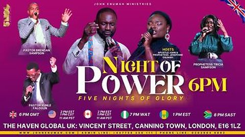 Night #3 Of Walking in Divine Authority Conference #crossover | 29/12/23 | Apostle John Enumah