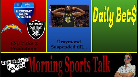 Morning Sports Talk: NBA Suspends Draymond & NFL Figuring out Officiating