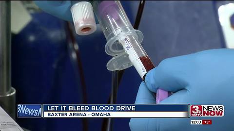 Let It Bleed Blood Drive at Baxter Arena