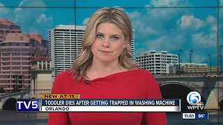Toddler dies in washing machine