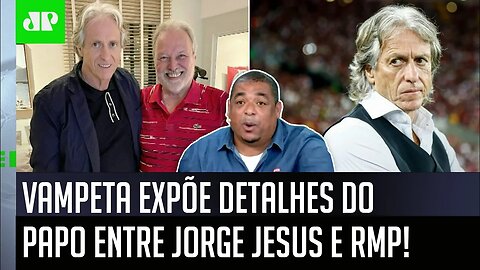 "Um AMIGO do Jorge Jesus ME FALOU que..." Vampeta EXPÕE DETALHES do PAPO com Renato Maurício Prado!