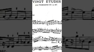 🎺🎺🎺 [TRUMPET ETUDE] Marcel Bitsch Vingt Étude #1