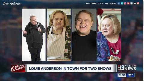 Comedian Louie Anderson in Las Vegas for 2 Shows