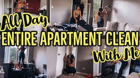 *ALL DAY* ENTIRE APARTMENT FALL CLEAN WITH ME 2021 | EXTREME CLEANING MOTIVATION | ez tingz