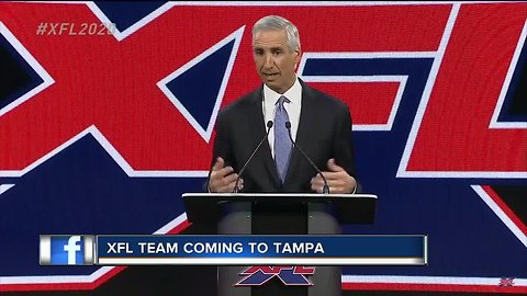 XFL returns in 2020 with team in Tampa as part of football league's relaunch