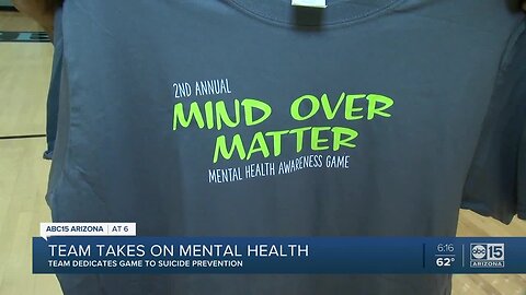 Basketball team tackles mental health awareness