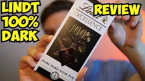 Lindt Excellence 100% Cacao Dark Chocolate Review (ZERO SUGAR)
