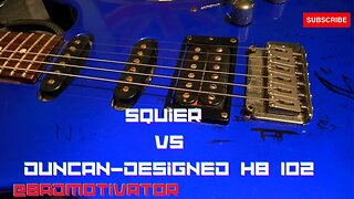 Squier Showmaster Pickup Upgrade- Squier Vs Duncan Designed HB102 (JB)