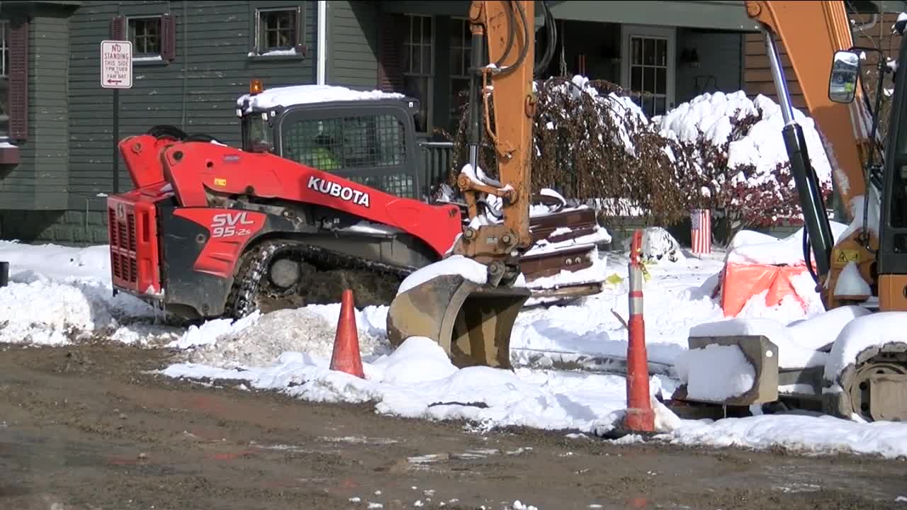 Winter storm delays Wardman Road construction