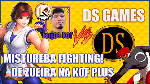 DS GAMES vs LANGOS KOF; BRINCANDO NA KOF 2002 PLUS. PLAYING FT AT KOF 2002 PLUS