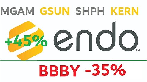 HOLY SMOKES ENDPQ (ENDP / ENDO) UP 45% TODAY! LONG RAMBLE