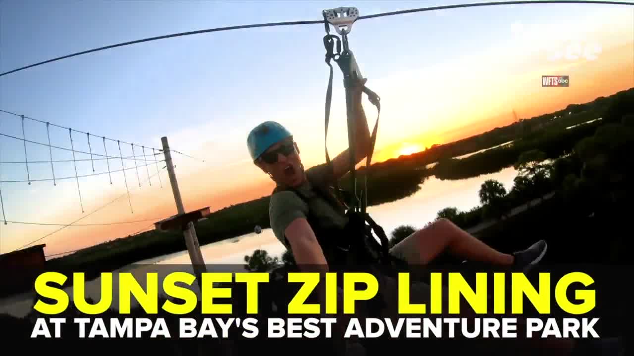 Go sunset zip lining at Empower Adventures in Oldsmar | Taste and See Tampa Bay