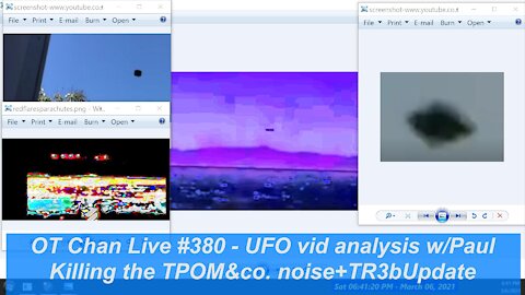 Pauls UFO video analysis+Topics - Killing the Noise of Thirdphaseofmoon+Co. etc ] - OT Chan Live#380