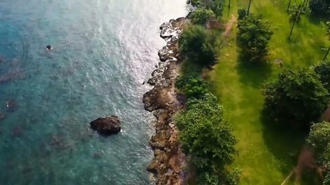 Free Stock Footage 4k Videos No Copyright Videos Aerial View Resort,Drone,Clouds,sea,Lake