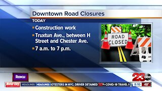 Downtown road closures today