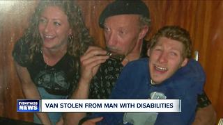 Van stolen from man with disabilities