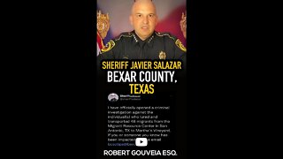 Texas Sheriff Javier Salazar OPENS Criminal Investigation #shorts