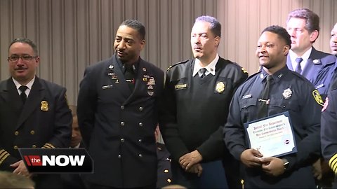 Detroit firefighters recognized for bravery in line of duty