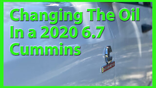 Changing the oil in a 2020 Ram 3500 6.7L Cummins