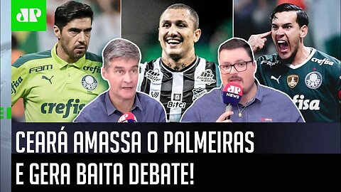 "Gente, o Palmeiras PERDEU pro Ceará, e A REAL é que foi..." Veja DEBATE após JOGO ELETRIZANTE!