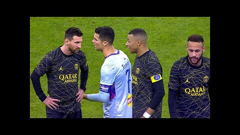Messi, Ronaldo, Neymar & Mbappe Showing Their..