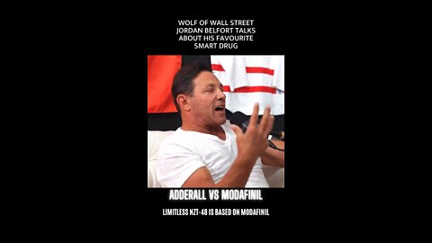 Wolf of Wall Street talks about Modafinil