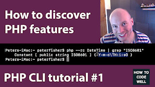 1: How to discover PHP features - PHP CLI Course