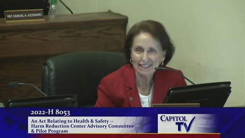 (RI) - Rep. Pat Morgan Questioning The Implementation & Effectiveness of Harm Reduction Centers