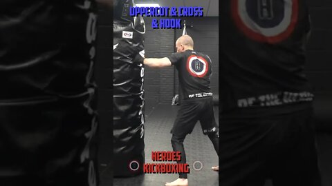 Heroes Training Center | Kickboxing & MMA "How To Double Up" Uppercut & Cross & Uppercut BH #Shorts