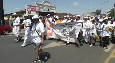 SOUTH AFRICA - Durban - Mahatma Gandhi peace walk (Videos) (3Bd)