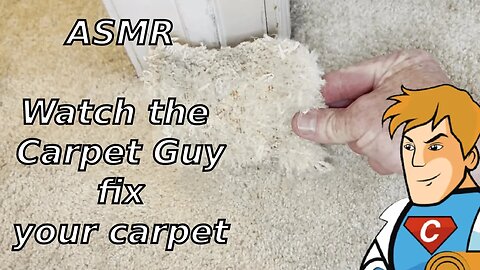 ASMR Relax to a hole being repaired in your doorway