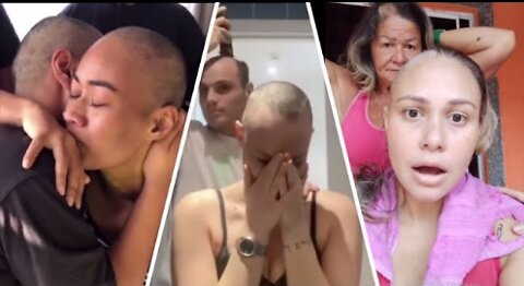 People who shave head for support Random Acts of Kindness 2022...!!! [Pt. 1]