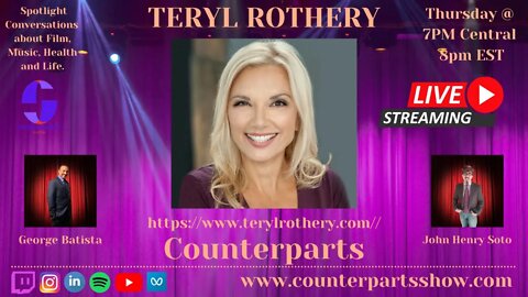 Counterparts - Teryl Rothery - Thursday June 23rd 2022