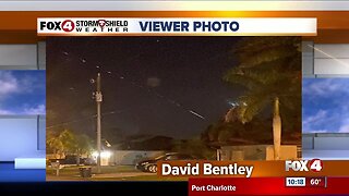 Bright streak of light spotted in the southern Florida sky