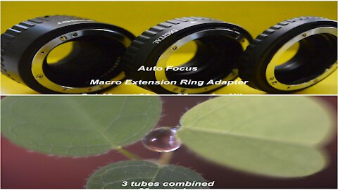 Nikon 55mm lens with macro Extension Tubes watch before you buy