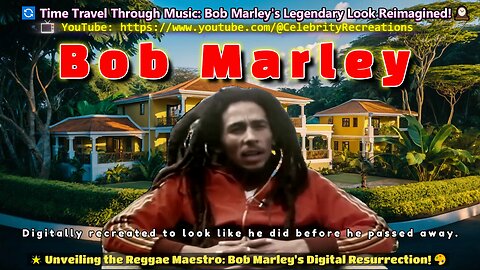 🎸 Bob Marley's Digital Resurrection! His True Life Story in Stunning Digital Art! 🖼️