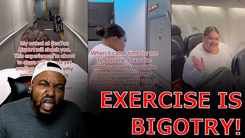 Plus Sized Activist Claims Airport Employee Discriminated Against Her By Making Her Walk Onto Plane!