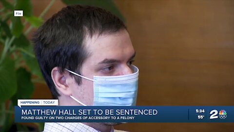 Matthew Hall set to be sentenced Monday afternoon